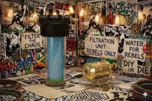 Untertisch-Wasserfilter KULTFILTER Aqua Vita Premium WMV Diamond mit Aktivkohleblockfilter und UMH Diamond Vitalisierung zur Reinigung und Strukturierung von Leitungswasser.