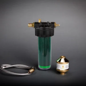 Untertisch-Wasserfilter Aqua Vita Premium mit Aktivkohlefilter und Aquart-Wasserstrukturierer zur Reinigung und Vitalisierung von Leitungswasser.