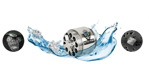 WPA Kalkschutzarmatur aus Edelstahl mit mechanischem Kalkschutz zur Vermeidung von Kalkablagerungen in Wasserleitungen.